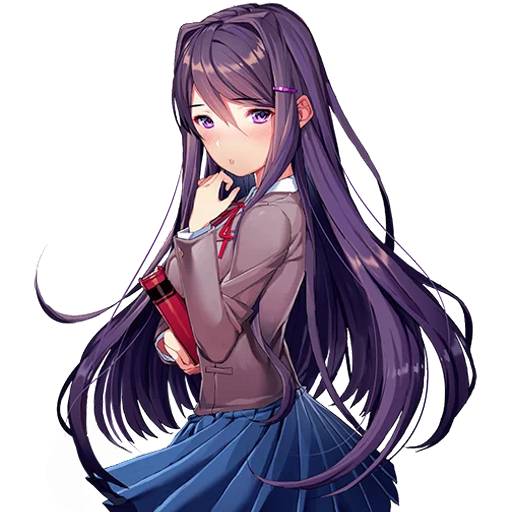 Набор стикеров Doki Doki Literature Club! №7 для WhatsApp 7