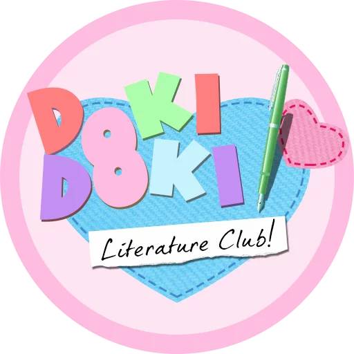Набор стикеров Doki Doki Literature Club! №7 для WhatsApp 9