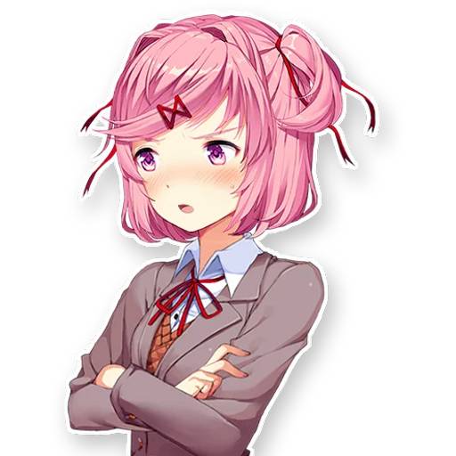 Набор стикеров Doki Doki Literature Club! №9 для WhatsApp 9