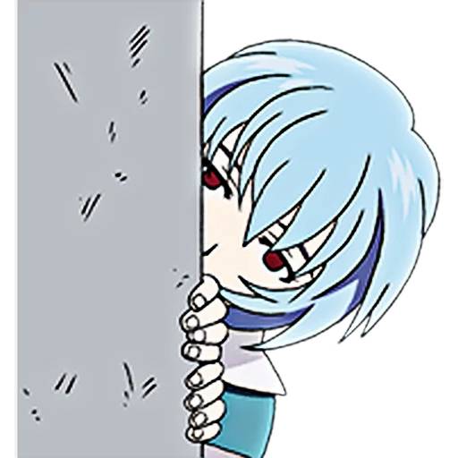 Набор стикеров Евангелион №14 для WhatsApp 9