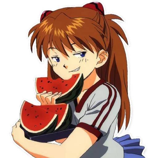 Набор стикеров Евангелион №17 для WhatsApp 21