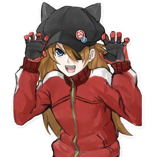 Набор стикеров Евангелион №17 для WhatsApp 23