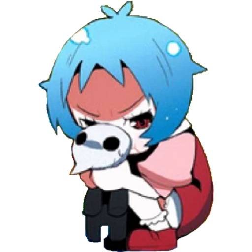 Набор стикеров Евангелион №26 для WhatsApp 3