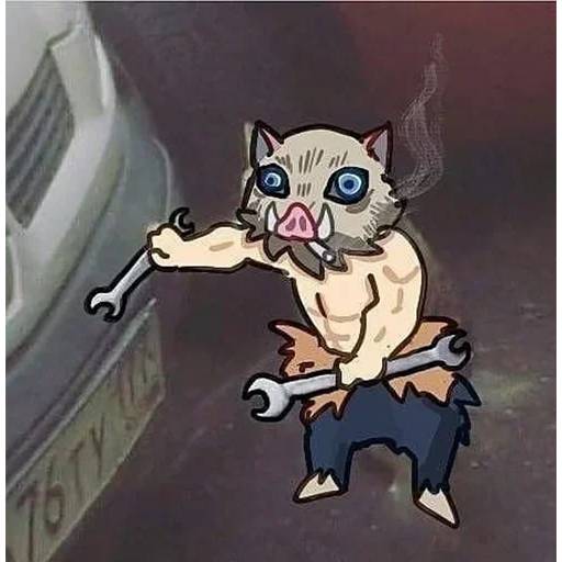 Набор стикеров Клинок, рассекающий демонов №31 для WhatsApp 4