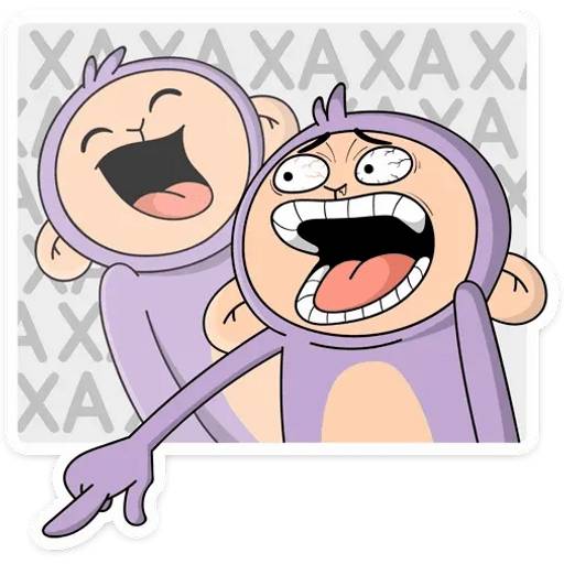 Набор стикеров Майки для WhatsApp 13