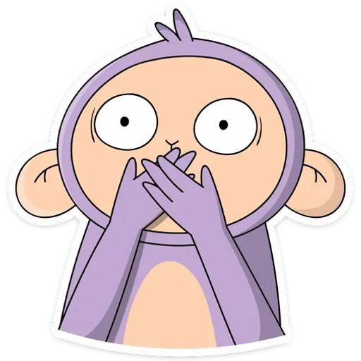 Набор стикеров Майки для WhatsApp 17