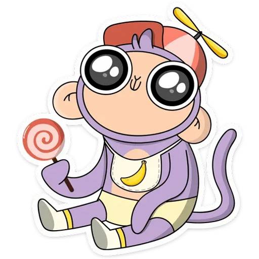 Набор стикеров Майки для WhatsApp 19