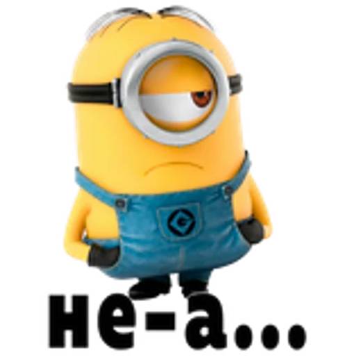 Набор стикеров Миньоны №3 для WhatsApp 14