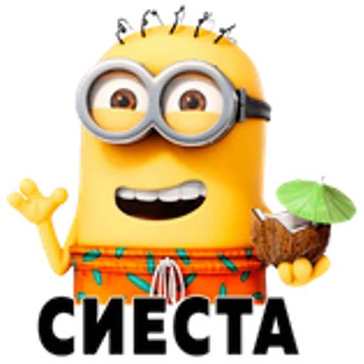 Набор стикеров Миньоны №3 для WhatsApp 8