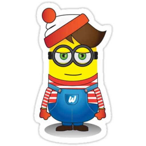 Набор стикеров Миньоны №9 для WhatsApp 21