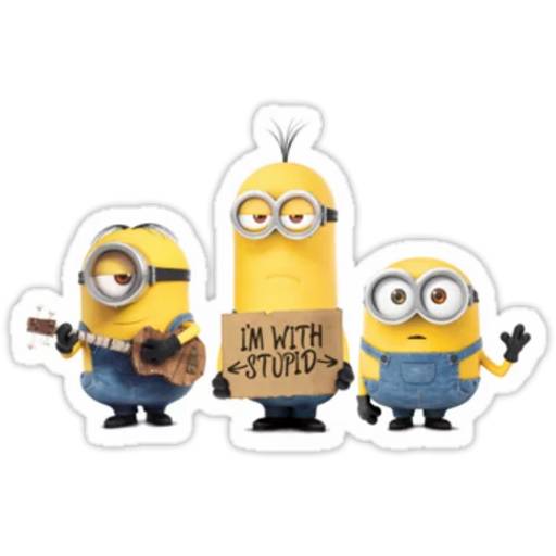 Набор стикеров Миньоны №9 для WhatsApp 24