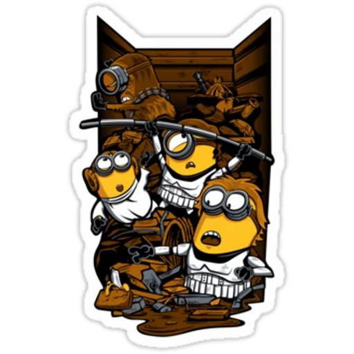 Набор стикеров Миньоны №9 для WhatsApp 28