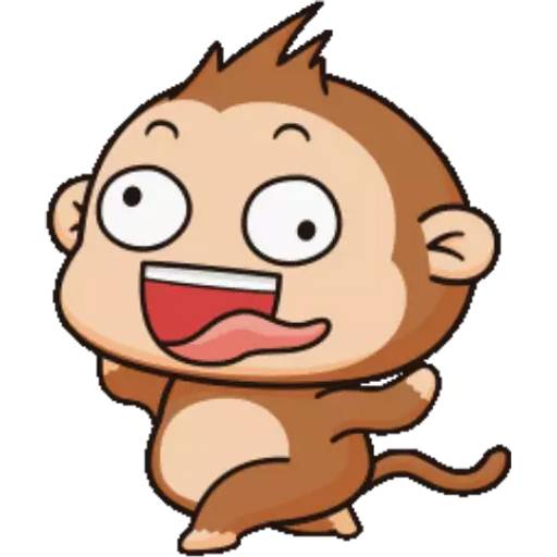 Набор стикеров Monkey I Am для WhatsApp 22