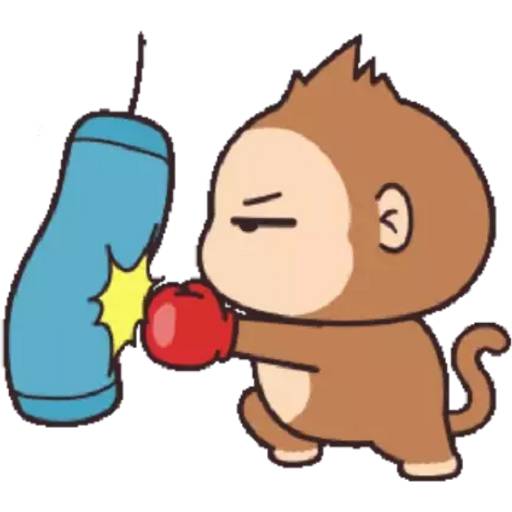 Набор стикеров Monkey I Am для WhatsApp 26