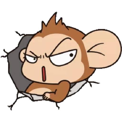Набор стикеров Monkey I Am для WhatsApp 27