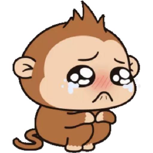 Набор стикеров Monkey I Am для WhatsApp 28