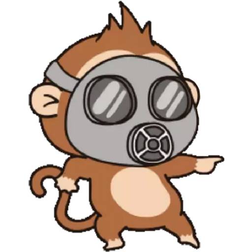 Набор стикеров Monkey I Am для WhatsApp 30