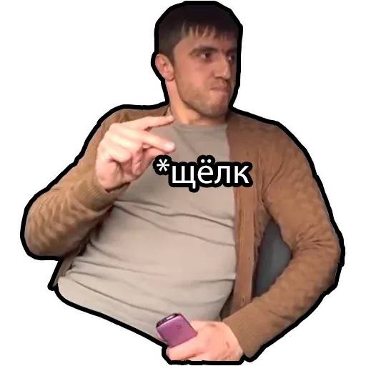 Набор стикеров Мурад Рамазанов для WhatsApp 3