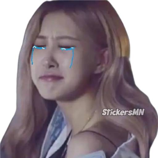 Набор стикеров Rose-Blackpink 💝 для WhatsApp 22