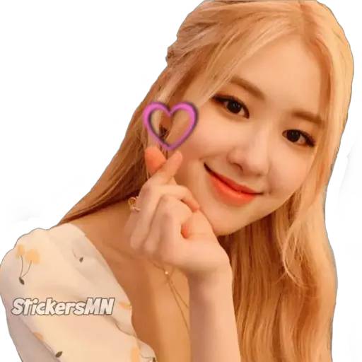 Набор стикеров Rose-Blackpink 💝 для WhatsApp 23