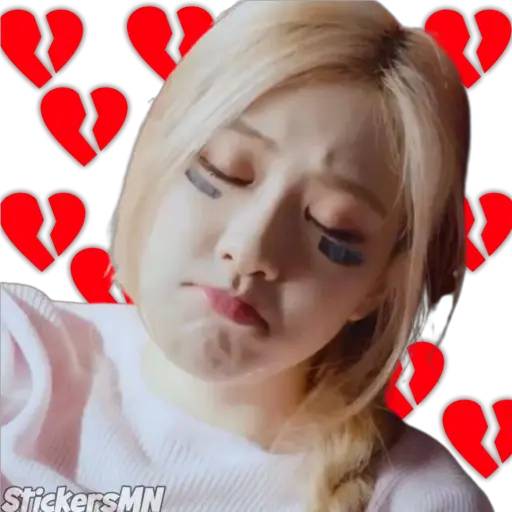 Набор стикеров Rose-Blackpink 💝 для WhatsApp 24