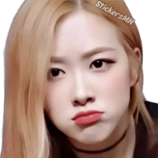 Набор стикеров Rose-Blackpink 💝 для WhatsApp 26