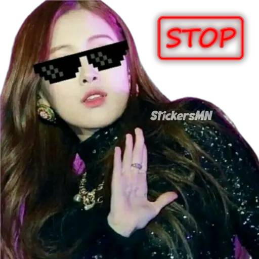 Набор стикеров Rose-Blackpink 💝 для WhatsApp 3