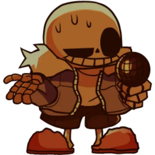 Набор стикеров Санс №10 для WhatsApp 10