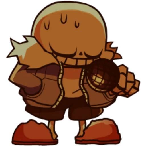 Набор стикеров Санс №10 для WhatsApp 13