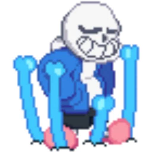 Набор стикеров Санс №11 для WhatsApp 11