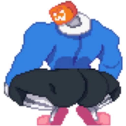 Набор стикеров Санс №11 для WhatsApp 12