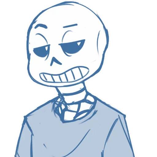 Набор стикеров Санс №13 для WhatsApp 11