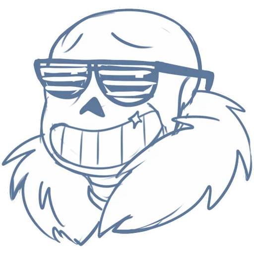 Набор стикеров Санс №13 для WhatsApp 13