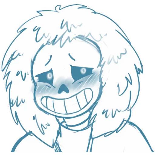 Набор стикеров Санс №13 для WhatsApp 2