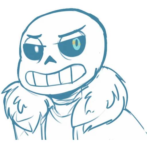 Набор стикеров Санс №13 для WhatsApp 3