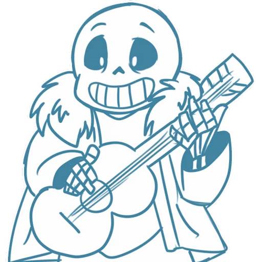 Набор стикеров Санс №13 для WhatsApp 7