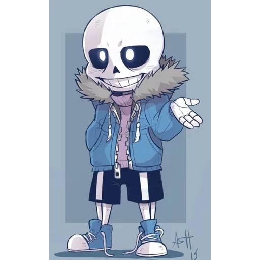 Набор стикеров Санс №20 для WhatsApp 20