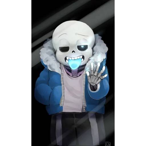 Набор стикеров Санс №20 для WhatsApp 25