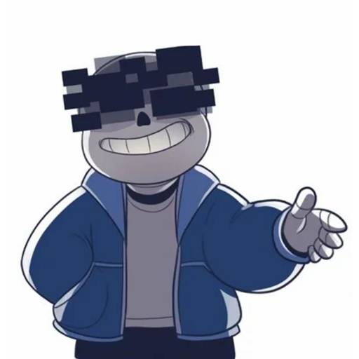 Набор стикеров Санс №20 для WhatsApp 8