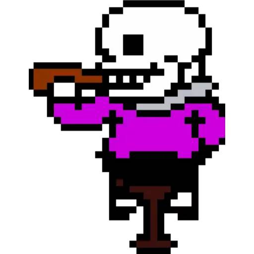 Набор стикеров Санс №5 для WhatsApp 11