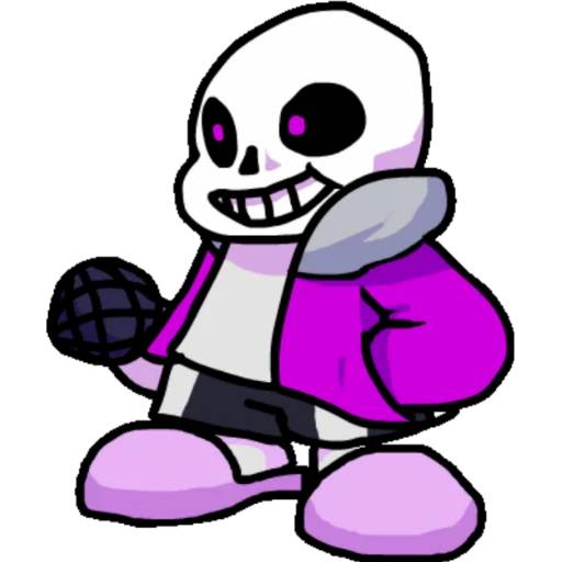 Набор стикеров Санс №5 для WhatsApp 16