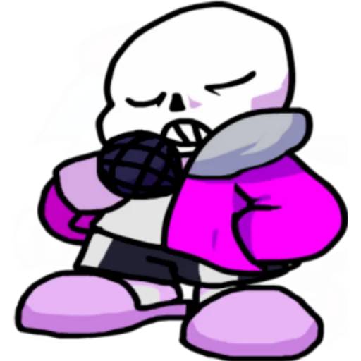 Набор стикеров Санс №5 для WhatsApp 18