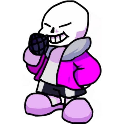 Набор стикеров Санс №5 для WhatsApp 19