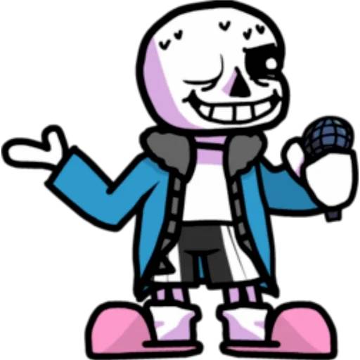 Набор стикеров Санс №6 для WhatsApp 21