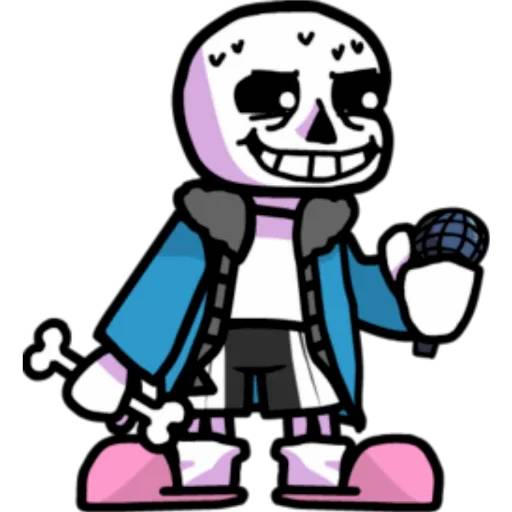 Набор стикеров Санс №6 для WhatsApp 22