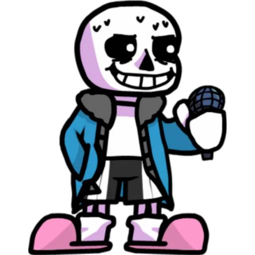 Набор стикеров Санс №6 для WhatsApp 24