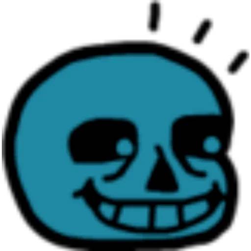 Набор стикеров Санс №6 для WhatsApp 6