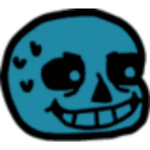 Набор стикеров Санс №6 для WhatsApp 8