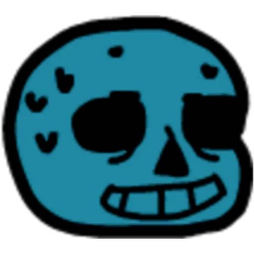 Набор стикеров Санс №6 для WhatsApp 9