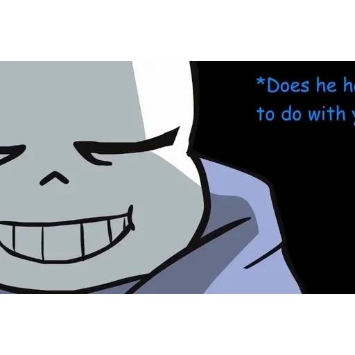 Набор стикеров Санс №9 для WhatsApp 14